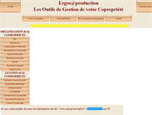 Tablet Screenshot of copropriete-info.fr